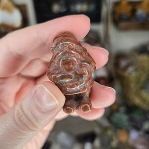 ONE Mini Santa Clause Christmas Crystal Carving